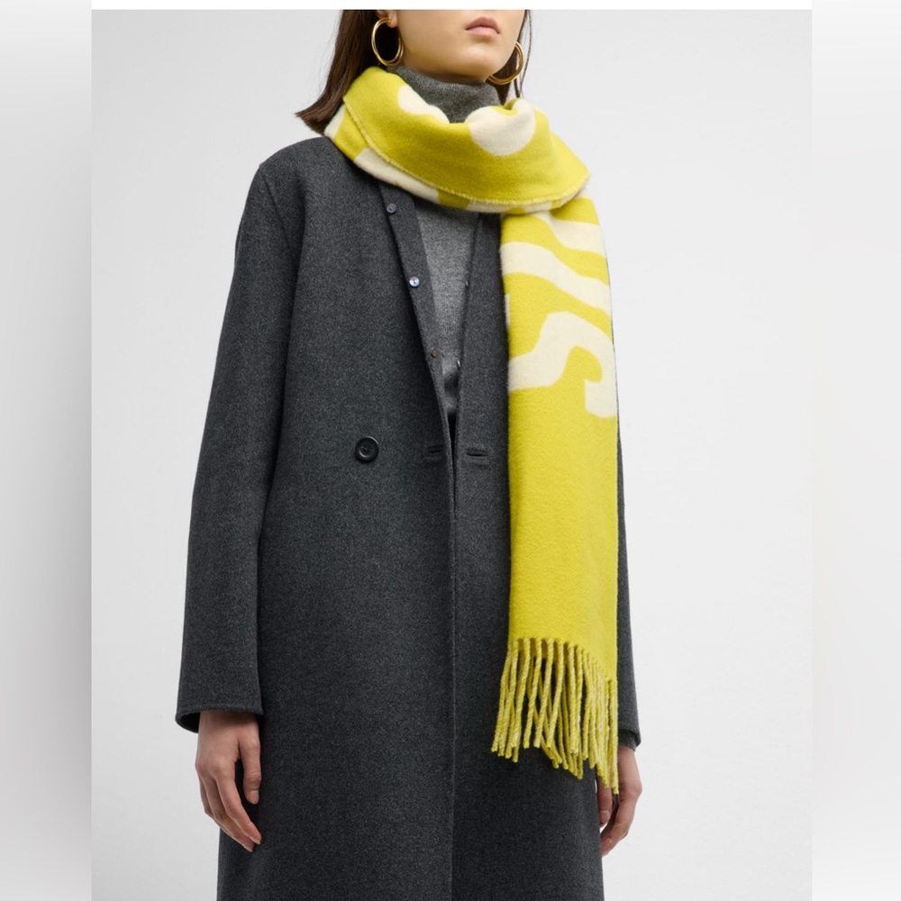 Authentic Jacquemus L Echarpe Two-Tone Scarf NWT